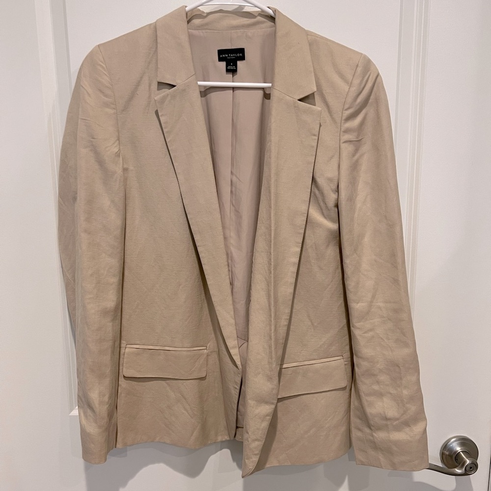 Ann Taylor Linen Blazer